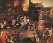 圣安东尼的诱惑三联画中央面板 - 希罗尼穆斯·波希